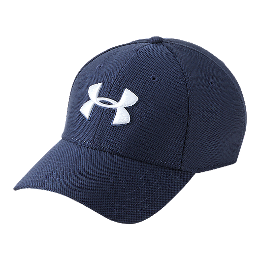 Under Armour Men's Blitzing 3.0 Stretch Fit Hat - Navy - Pro League Sports Collectibles Inc.