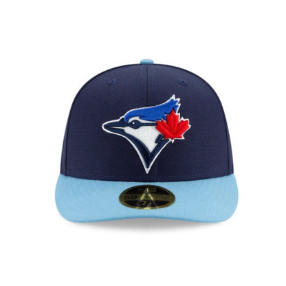 Toronto Blue Jays Navy/ Light Blue New Alternate 4 Low Profile New Era - 59FIFTY Fitted Hat - Pro League Sports Collectibles Inc.