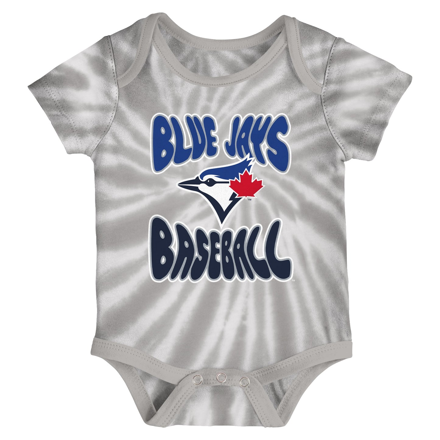 Infant Toronto Blue Jays Tie Dye/White Onesie 2-Pack Set - Pro League Sports Collectibles Inc.