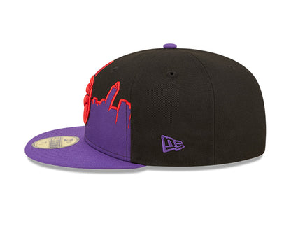 Toronto Raptors New Era Purple/Black 2022 Tip-Off 59FIFTY Fitted Hat - Pro League Sports Collectibles Inc.