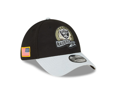 Las Vegas Raiders New Era 2022 Salute To Service - 39THIRTY Flex Hat - Pro League Sports Collectibles Inc.