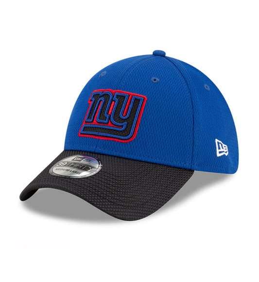 New York Giants 2021 New Era NFL Sideline Road Royal/Black 39THIRTY Flex Hat - Pro League Sports Collectibles Inc.