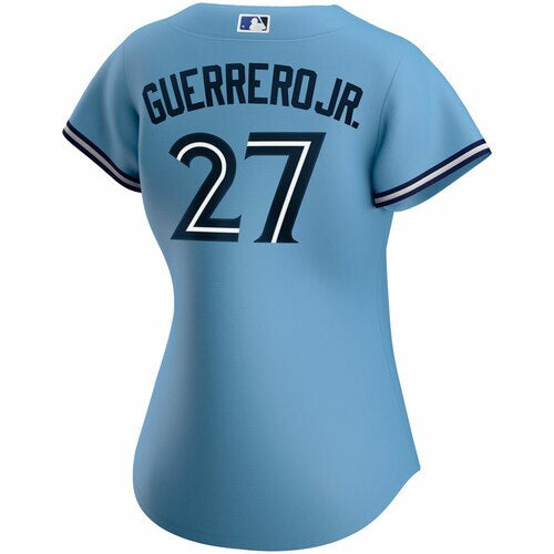 Women’s Toronto Blue Jays Guerrero Jr. Nike Horizon Blue Alternate Replica Game Player Jersey - Pro League Sports Collectibles Inc.