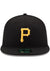 Pittsburgh Pirates Authentic Collection On-Field Black Game 59FIFTY Fitted Hat