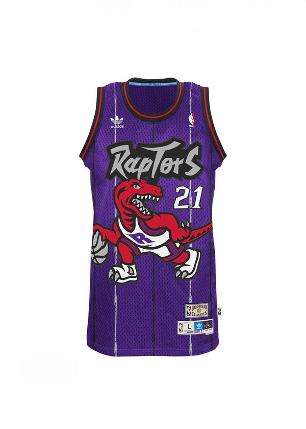 Marcus Camby Toronto Raptors 1997-98 Purple Adidas Swingman Jersey