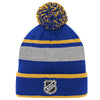 Youth St. Louis Blues Royal Breakaway Cuffed Knit Hat with Pom - Pro League Sports Collectibles Inc.