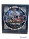 New England Patriots WinCraft NFL Chrome Clock - Pro League Sports Collectibles Inc.