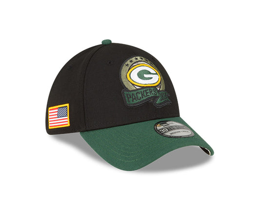 Green Bay Packers New Era 2022 Salute To Service - 39THIRTY Flex Hat - Pro League Sports Collectibles Inc.