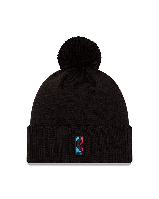 Miami Heat Alternate Vice New Era City Series 20 Pom Knit Toque - Pro League Sports Collectibles Inc.