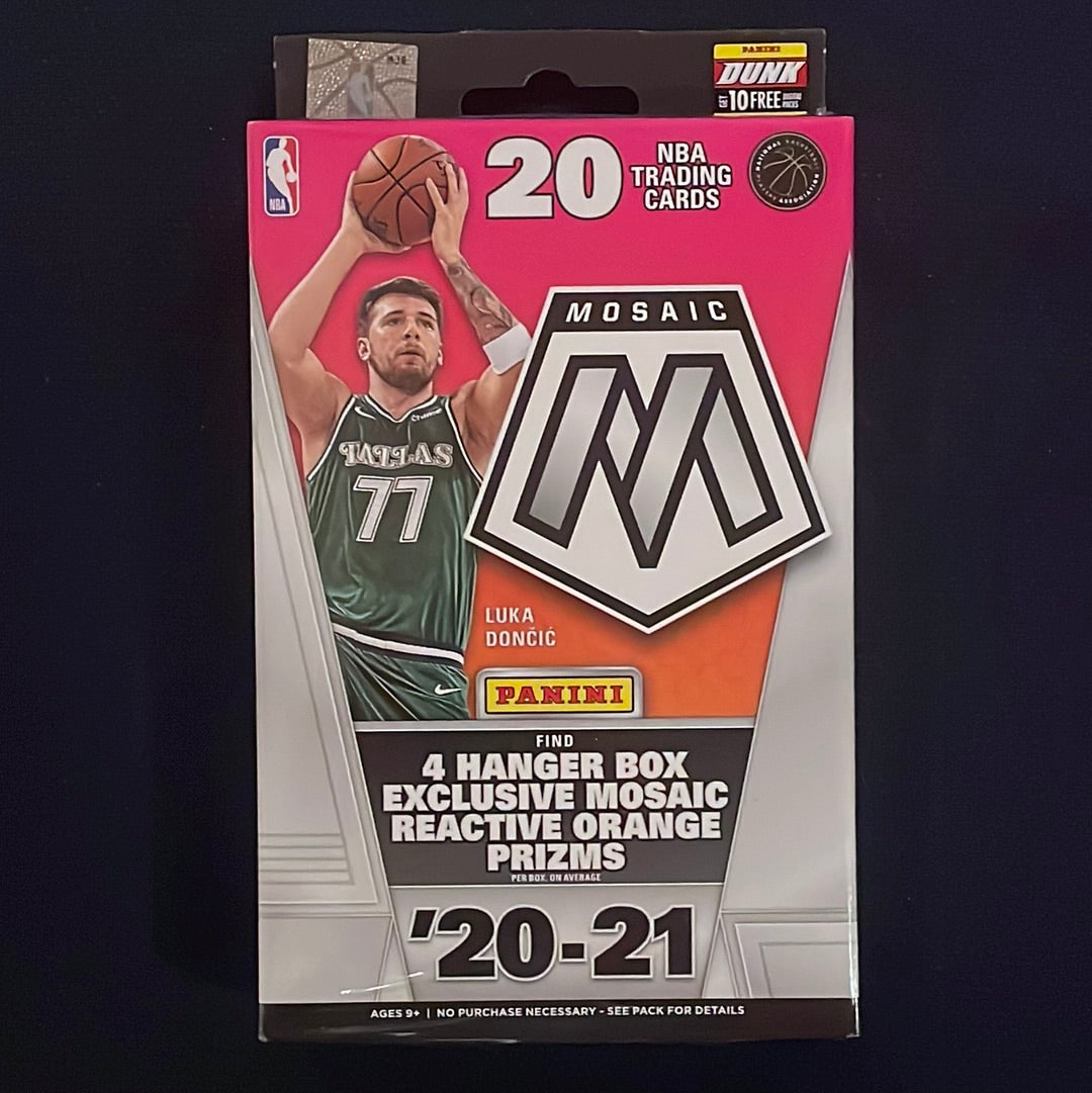 2020-21 Panini NBA Mosaic Basketball Hanger - 20 Cards Per Pack