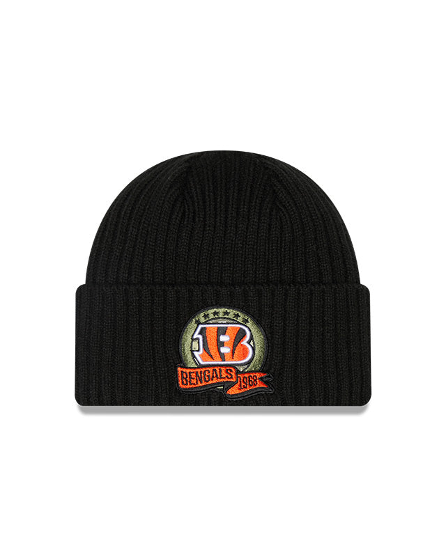 New Era Cincinnati Bengals Orange/Black 2019 NFL Sideline Home Official Sport Knit Hat