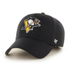 Pittsburgh Penguins Black 47 Brand MVP Basic Adjustable Hat - Pro League Sports Collectibles Inc.