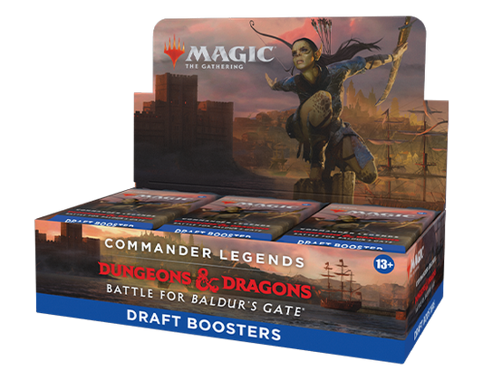 Magic the Gathering MTG Commander Legends - Dungeons & Dragons: Battle for Baldur's Gate Draft Booster Box - Pro League Sports Collectibles Inc.