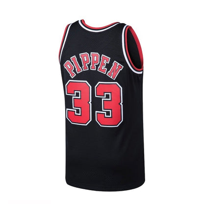 Scottie Pippen Chicago Bulls Mitchell & Ness 1997-98 Hardwood Classic Swingman Black Jersey - Pro League Sports Collectibles Inc.