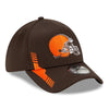 Cleveland Browns 2021 New Era NFL Sideline Home Brown 39THIRTY Flex Hat - Pro League Sports Collectibles Inc.