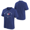 Youth Toronto Blue Jays Nike Practice Velocity Royal Rush Dri-Fit T-Shirt - Pro League Sports Collectibles Inc.