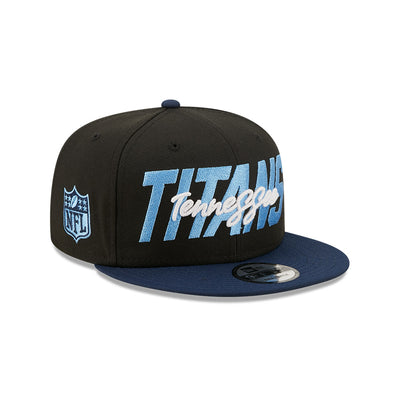 Tennessee Titans New Era 2022 Draft 9Fifty Snapback Hat - Pro League Sports Collectibles Inc.