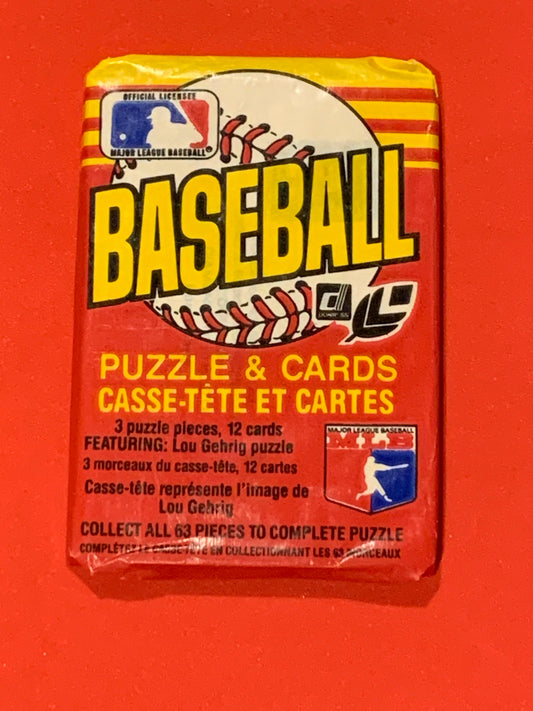 VINTAGE 1985 Donruss Leaf Baseball MLB Trading Cards - 1 pack /12 cards - Pro League Sports Collectibles Inc.