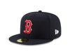 Boston Red Sox New Era Navy/Red Game Authentic Collection On-Field 59FIFTY Fitted Hat - Pro League Sports Collectibles Inc.