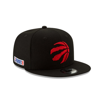 Toronto Raptors Black NBA Playoffs 2020 Patch 9Fifty NEw Era SnapBack Hat - Pro League Sports Collectibles Inc.