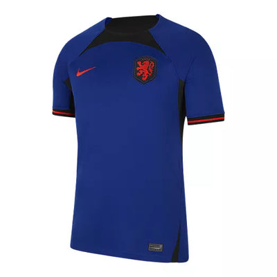 Netherlands World Cup 2022 Stadium Road Blue Nike Jersey - Pro League Sports Collectibles Inc.
