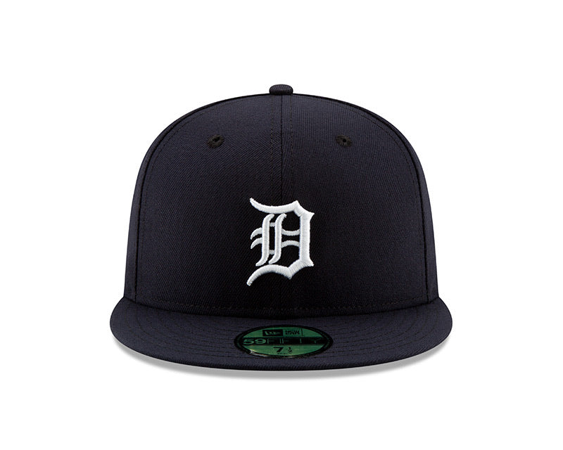 Detroit Tigers New Era Navy/White Authentic Collection On-Field Home 59FIFTY Fitted Hat - Pro League Sports Collectibles Inc.