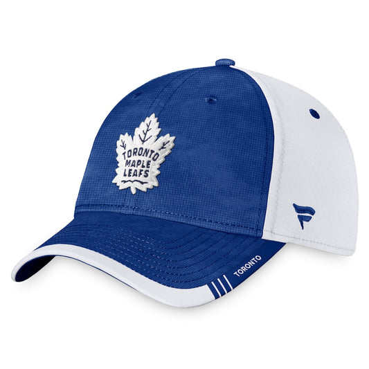 Toronto Maple Leafs Fanatics Branded Blue/White 2022 NHL Draft - Authentic Pro Rink Camo Flex Hat - Pro League Sports Collectibles Inc.