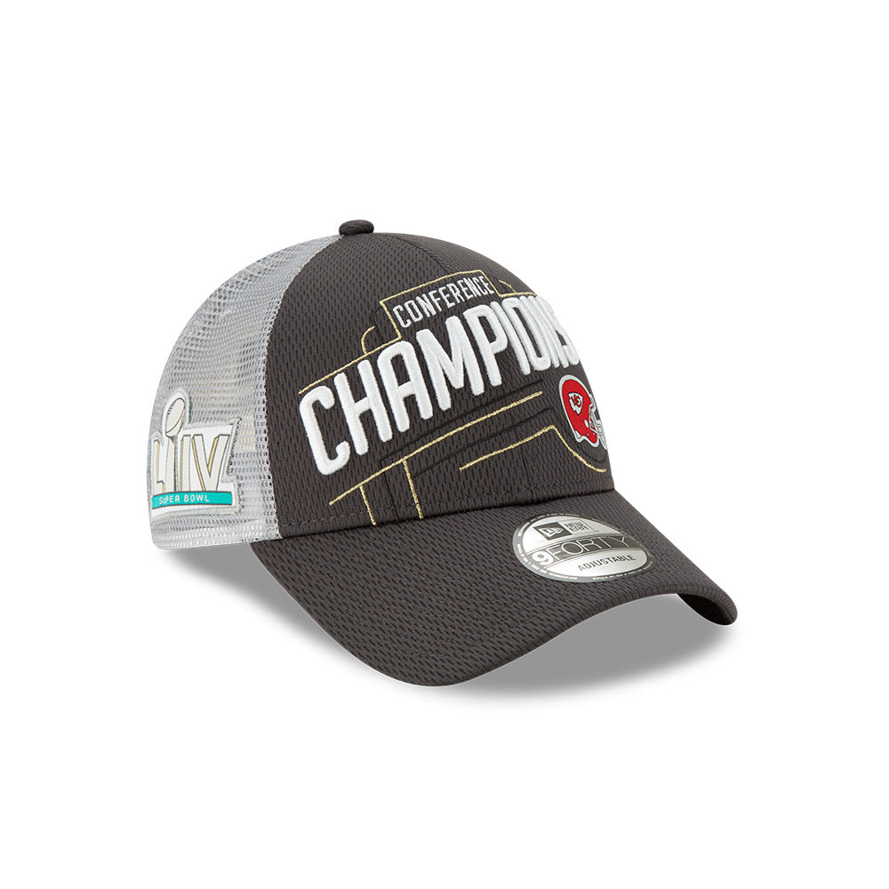 Kansas City Chiefs AFC Conference Champions Locker Room New Era Hat - Pro League Sports Collectibles Inc.