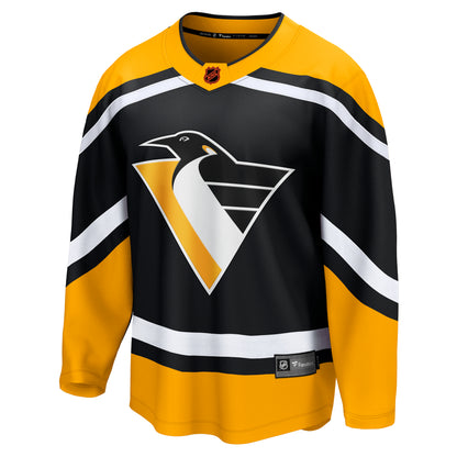 Pittsburgh Penguins Fanatics Branded - Retro Reverse Special Edition 2.0 Breakaway Blank Jersey - Black - Pro League Sports Collectibles Inc.