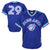 Joe Carter Toronto Blue Jays Mitchell & Ness 1993 Cooperstown Collection Royal Blue Mesh Batting Practice Jersey