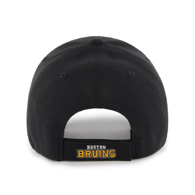 Boston Bruins Black 47 Brand MVP Basic Adjustable Hat - Pro League Sports Collectibles Inc.