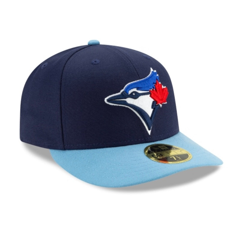 Toronto Blue Jays Navy/ Light Blue New Alternate 4 Low Profile New Era - 59FIFTY Fitted Hat - Pro League Sports Collectibles Inc.