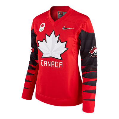 Women’s Team Canada Official 2018 Nike Olympic Replica Red - Pro League Sports Collectibles Inc.