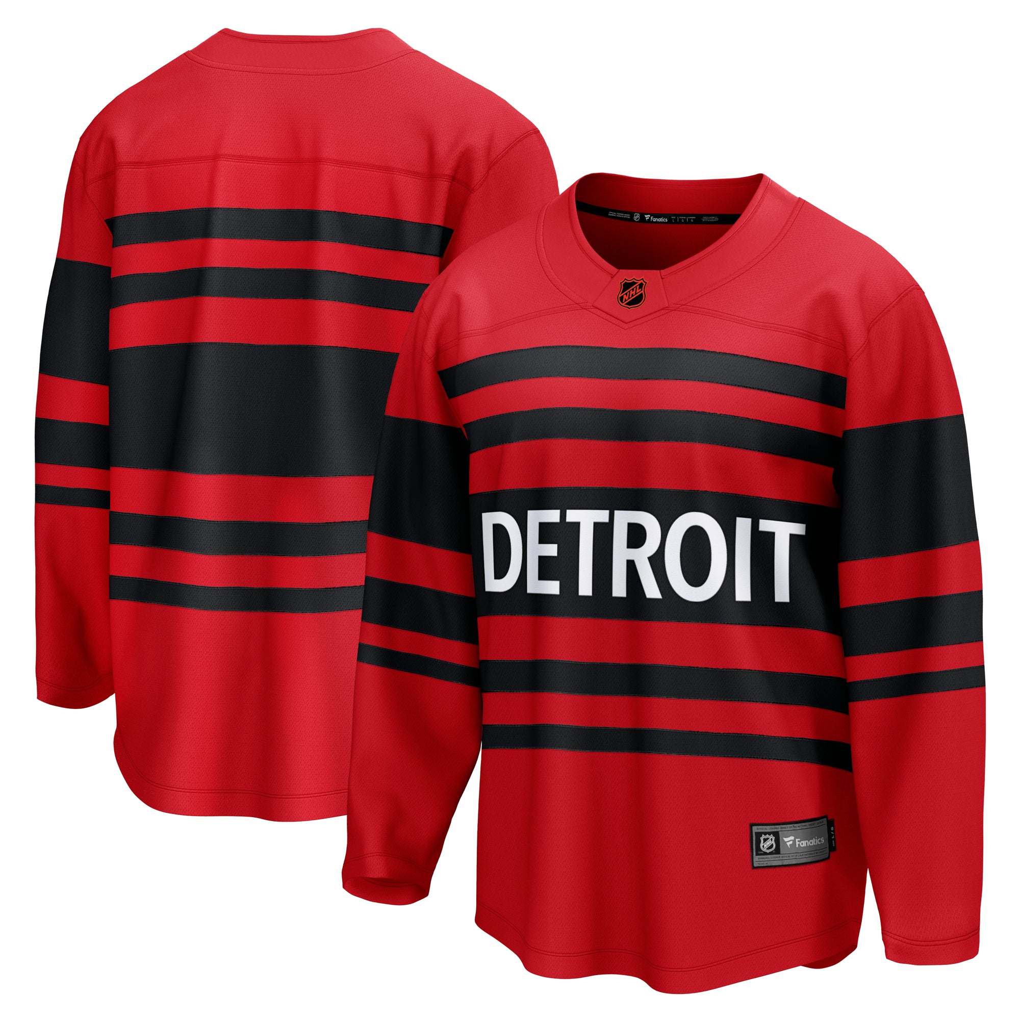 Detroit Red Wings Adidas Reverse Retro 2.0 Authentic Blank Jersey