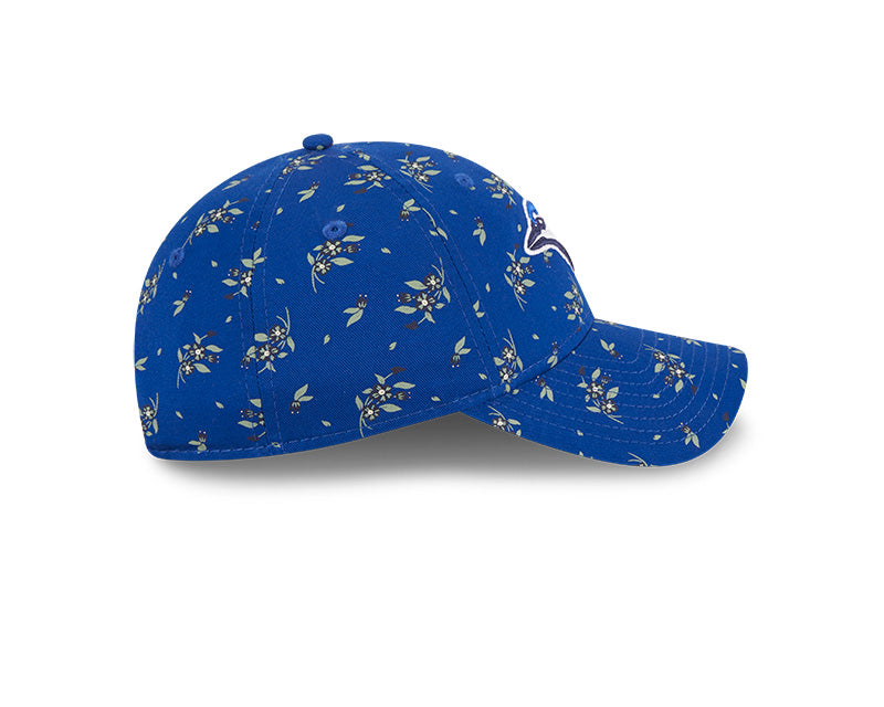 Toddler Toronto Blue Jays Floral Bloom Royal 9Twenty Adjustable New Era Hat - Pro League Sports Collectibles Inc.