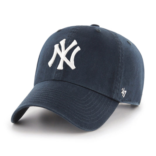 New York Yankees Navy Clean Up '47 Brand Adjustable Hat - Pro League Sports Collectibles Inc.