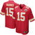 Patrick Mahomes #15 Kansas City Chiefs Red Nike Game Jersey