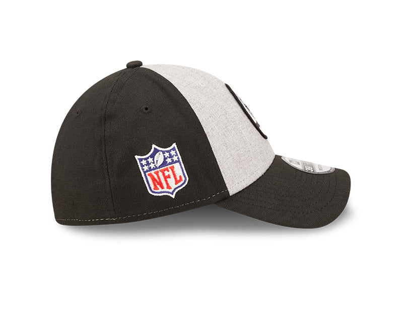 Las Vegas Raiders New Era 2022 Sideline 39THIRTY Historic Flex Hat - Heathered Gray/Black - Pro League Sports Collectibles Inc.