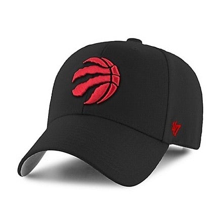 Toronto Raptors Black Alt NBA 47 Brand MVP Basic Adjustable Hat - Pro League Sports Collectibles Inc.