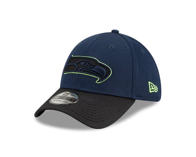 Seattle Seahawks 2021 New Era NFL Sideline Road 39THIRTY Flex Hat - Pro League Sports Collectibles Inc.