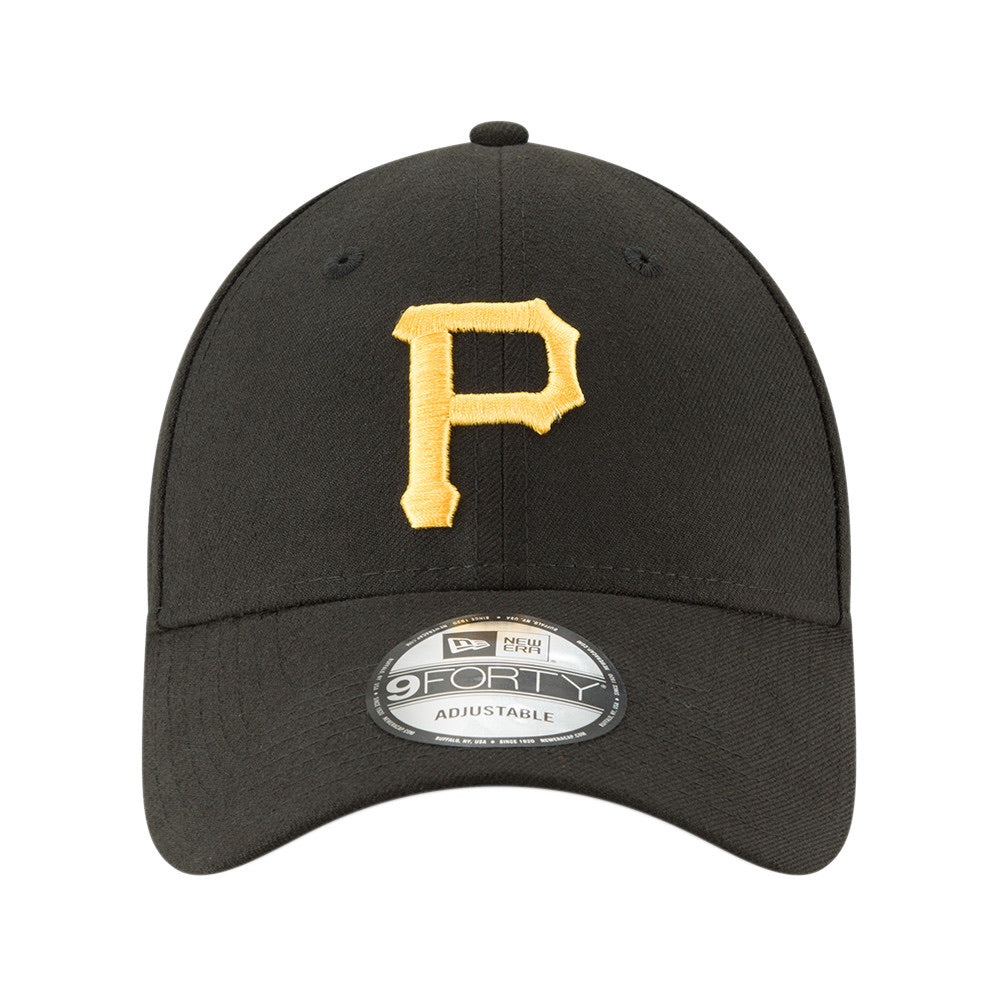 Pittsburgh Pirates The League Black 9Forty New Era Adjustable Hat - Pro League Sports Collectibles Inc.