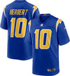 Justin Herbert Los Angeles Chargers Royal Blue 2nd Alternate Vapor Nike Limited Jersey - Pro League Sports Collectibles Inc.