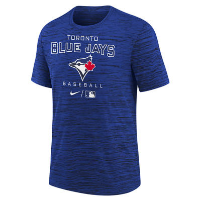 Toronto Blue Jays Nike Practice Velocity Royal Rush Tri-Blend Dri