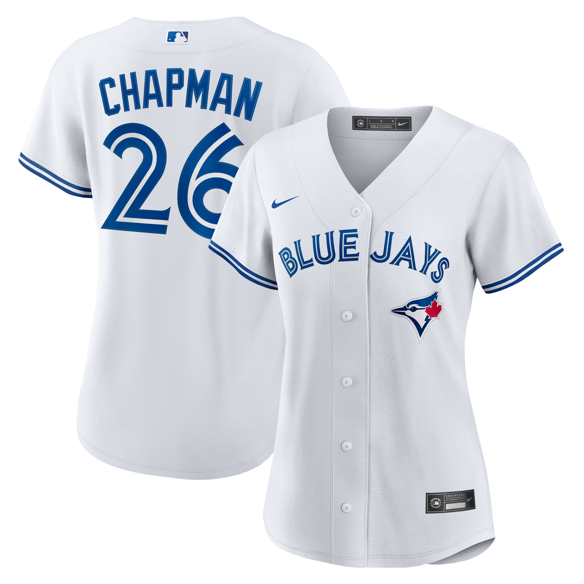 Women’s Toronto Blue Jays Matt Chapman #26 Nike White Home Replica Game Jersey - Pro League Sports Collectibles Inc.