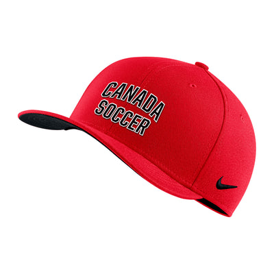 Youth Canada Soccer National Team Classic 99 Nike Flexfit Hat - Red - Pro League Sports Collectibles Inc.