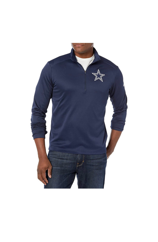 Dallas Cowboys Nike Pacer 1/4 Zip Lightweight Jacket - Navyl - Pro League Sports Collectibles Inc.