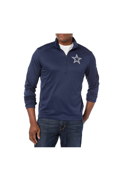 Dallas Cowboys Nike Pacer 1/4 Zip Lightweight Jacket - Navy - Pro League Sports Collectibles Inc.