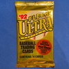 VINTAGE 1992 Fleer Ultra Series 1 Baseball MLB Trading Cards - 1 pack /14 cards - Pro League Sports Collectibles Inc.
