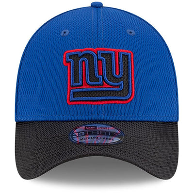 New York Giants 2021 New Era NFL Sideline Road Royal/Black 39THIRTY Flex Hat - Pro League Sports Collectibles Inc.