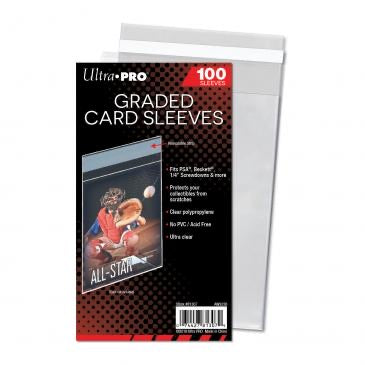 Ultra Pro Graded Card Sleeves 100ps - Pro League Sports Collectibles Inc.